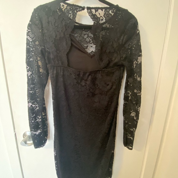 Long sleeve lace bodycon dress - Picture 4 of 7